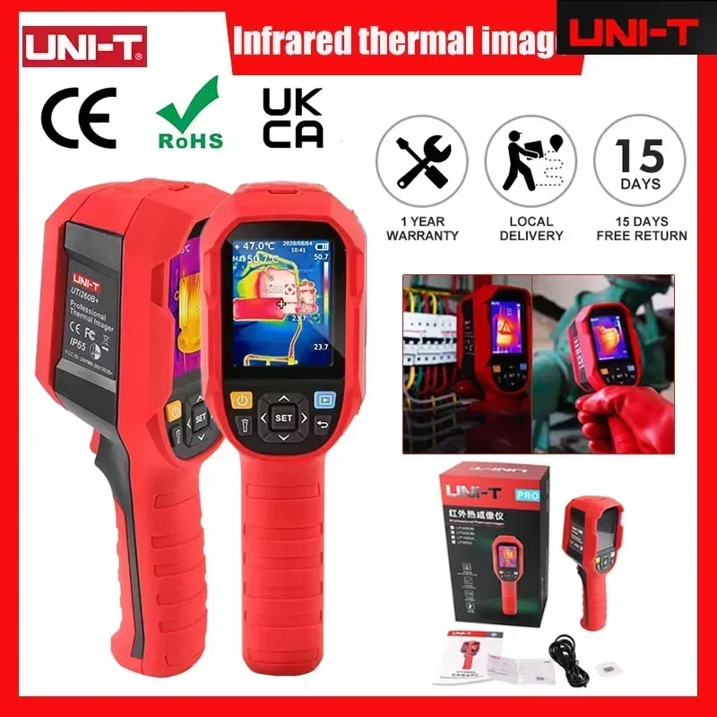 UNI-T UTI260B+ UTI165B+ Handhe - Nf 521 Thermal Imaging Camera recension och pris
