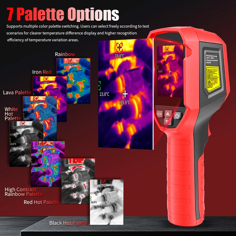 UNI-T UTi120S PLUS Thermal Cam - Nf 521 Thermal Imaging Camera recension och pris