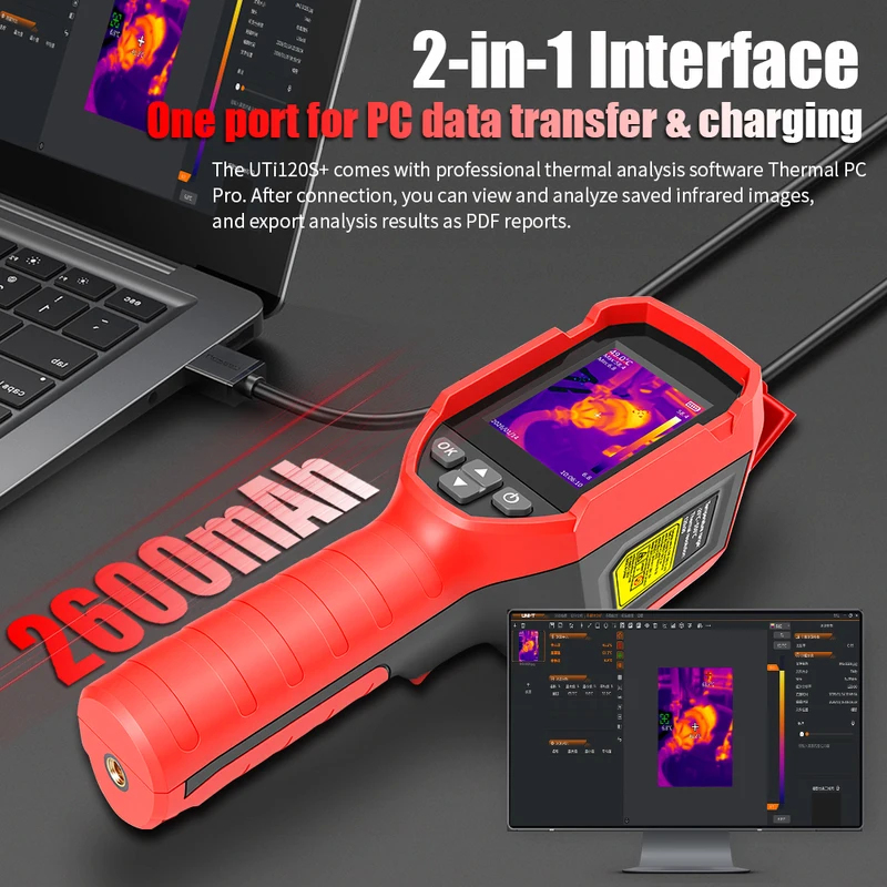 UNI-T UTi120S PLUS Thermal Cam - Nf 521 Thermal Imaging Camera recension och pris
